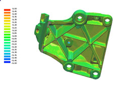 Bild: Soll-Ist-Vergleich mit 3D Vermessung